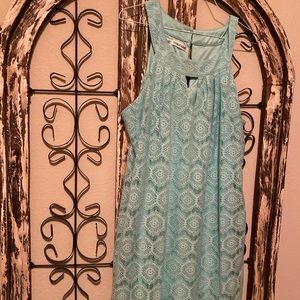 Turquoise summer dress